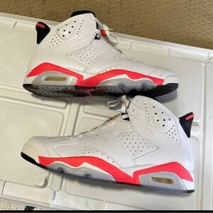 Nike Air Jordan 6 Retro Infrared White 2013 2014 Size 13 Great Condition
